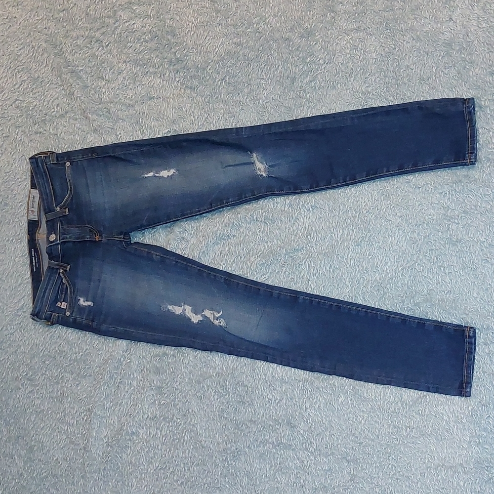 AG Adriano Goldschmied jeans "the legging ankle" super skinny stretch denim 24 - Picture 2 of 8
